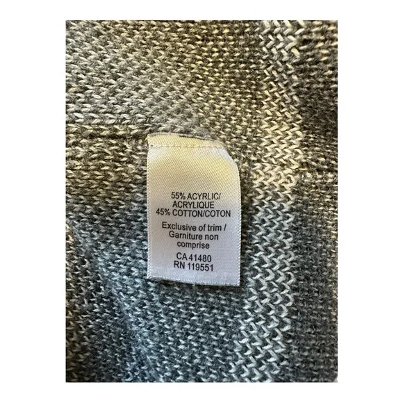 Gentle Fawn Cardigan Sweater Short Sleeves Shawl Collar Knit Gray Womens XS/S - Picture 7 of 11